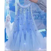 現貨-竹北出貨👍🔥110~170碼女童2026夏季新款 洋裝連身裙 禮服表演服花童禮服美麗白紗裙💥生日禮物兒童節