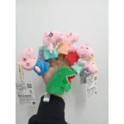 正版授權 粉紅豬小妹指偶系列 豬小妹指偶 豬小弟指偶 豬媽媽指偶 豬爸爸指偶 佩佩豬指偶 Evie指偶 PeppaPig