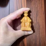 微雕 迷你小神尊 天上聖母 媽祖 實木雕刻 廟會模型神尊 媽祖公仔 模型神像 神明公仔 媽祖木雕 媽祖神像