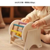 新店促銷 嬰幼兒玩具 幼兒教具 紡織早教桌面滾動玩具 早教玩具益智教具 桌面玩具 紡織鼓 寶寶邏輯思維訓練 手眼協調