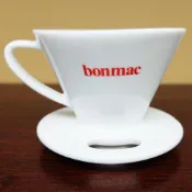 bonmac V型磁器 咖啡濾杯 手沖 搭配V60濾紙 1-2人份