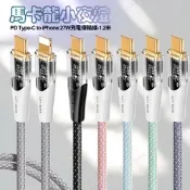 CITY BOSS馬卡龍 PD Type-C to Lightning  27W小夜燈充電傳輸線-120cm