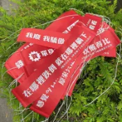 【藝林】迷你厭世金句紅布條/交換禮物/佈置/裝飾/送禮/聖誕節