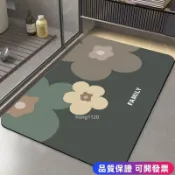 🔥限時特價秒吸水衛生間吸水速幹廁所防滑浴室腳墊加厚浴室地墊防滑地墊v922