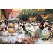 拼圖貓 P2 - K01-005名畫系列-珍妮歐-麗池飯店的晚餐DINNER AT THE RITZ PARIS 1000片拼圖