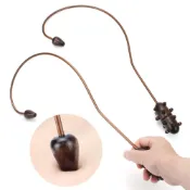 (店+)【晨豐商行】背部兩用勾棒按摩器/ 鐵勾棒/ 穴道按摩 /指壓 不求人 搥背棒 拍背棒 健康拍打槌-台灣製(背部兩用勾棒按摩器)