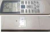 二手冷氣萬用遙控器ARC-999(上電有反應LED會亮當測試零件機)