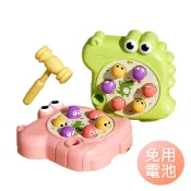 鱷魚寶寶 打地鼠玩具 免電池 敲敲樂 手眼協調 啟蒙玩具 敲擊玩具 啟蒙教具-雪倫小舖