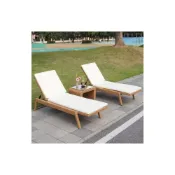 (店+)戶外藤躺床庭院游泳池躺椅露天花園陽台室外防水防曬沙灘藤編躺椅