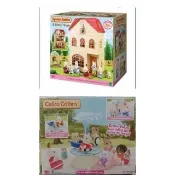 【森林家族】特價組合！海邊遊樂組+森林家族 Sylvanian Families 歐版 3 story house三層豪華別墅組
