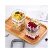 (店+)✈️免運大容量五穀雜糧儲存盒 可堆疊雜糧分類收納盒 廚房高硼矽玻璃密封罐幹果酸奶燕麥杯收納罐防潮五谷雜糧儲物罐 【靜嵐嚴選】