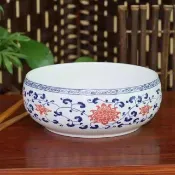 ⚡桃園出貨⚡高端茶洗茶渣缸陶瓷建水小大號水盂廢水桶菸灰缸茶具配件茶水缸