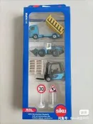 正品德國siku6336工程車禮品裝兒童合金車模型男孩叉車運輸車玩具 盒況發貨前拍照 發出不退不換.X