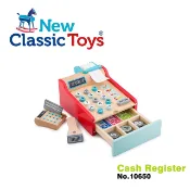 荷蘭 New Classic Toys 木製收銀機玩具 - 10650 家家酒 收銀台玩具 角色扮演玩具 木製玩具
