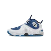 (店+)【NIKE 耐吉】FN4438-400 Nike Penny 2 'Atlantic Blue' 皮革 簡約舒適 減震防滑耐磨 中幫 復古籃球鞋 男女同款 白藍