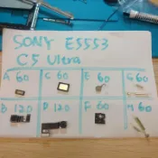 Sony Xperia C5 Ultra (E5553)，按鈕，卡托，電池，排線，螢幕總成，鏡頭，喇叭，尾插