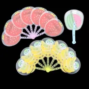 水果折疊扇 手拿小扇子 造型迷你扇 摺疊扇 芳香隨身扇 便攜涼扇 伊代企業社
