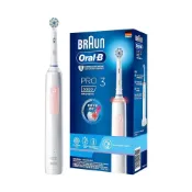(店+)【Oral-B 歐樂B】【德國百靈Oral-B】PRO3 PRO3000P 3D電動牙刷 (馬卡龍粉)