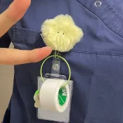星形證件捲線器 / 可愛護士識別證套 柔軟絨毛