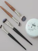 全球選品1館 生活百貨 shoushoulang受受狼古韻 Y131 Y132三角高光提亮 坡型腮紅膏液刷