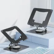 (店+)【望星願】Ipad支架 電子閱讀 超穩 散熱架 筆電 平板 桌面 折疊式 直推支架 電繪 讀書架 繪圖板支架 電子 閱讀 360度