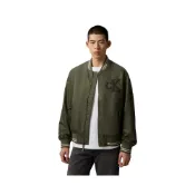 (店+)【CALVIN KLEIN】CALVIN KLEIN Jeans 美式學院風絨面字母棒球夾克外套 男款 含禮盒裝