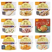 世界GO 日本 尾西 沖泡式 即食飯 乾燥飯 防災食品 登山食品 露營 消夜 日本國產米