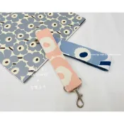 『現貨』手腕帶/鑰匙鉤環/手機吊飾✿MARIMEKKO/MINI花/日本製棉織帶