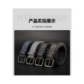 (店+)BV皮帶手工男士編織腰帶牛皮針釦休閒百搭牛仔褲商務新款