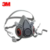文五雙全x文具五金生活館 3M 6200 防毒口罩、面具、面罩 (單) 半罩式，雙罐式，配件須另購：可搭配6001濾毒罐、5N11濾棉、501濾蓋 公司貨 防災 防疫 個人防護 工安防護【APP滿額下單10%點數(單一帳號最高1000點)】9/30止