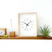 dual use clock 10 硬楓木  (km-147HM) 掛鐘 座鐘 日本製造