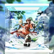 展示盒【】APEX 仙劍奇俠傳3 唐雪見 朝花映雪  led防塵 展示盒