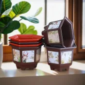 花盆 塑膠花盆 盆栽容器 多肉花盆 控根盆 透氣盆 種植盆 加厚六角塑料盆三角梅杜鵑花蘭花盆客廳陽臺清倉處理送托盤花盆