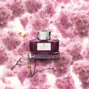 【Graf Von Faber-Castell】德國伯爵高級墨水瓶75ml－夜櫻粉 台灣伯爵 鋼筆墨水 聖誕禮物