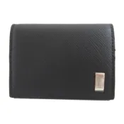 【DOKODEMO】成色極佳的登喜路男士黑色真皮零錢包 0025 [二手]dunhill