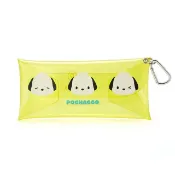 震撼日式精品百貨 【震撼精品百貨】Pochacco 帕帢狗~日本三麗鷗Sanrio 帕恰狗透明扣式收納包 化妝包 筆袋*49211