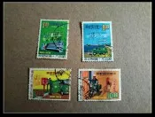 【魚品味】0515-16 紀157郵政80週年紀念郵票4全