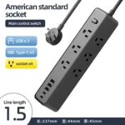 ☾免運獨立開關 多功能延長線3USB(Type-C)快充插座 台灣專用插座 插板 110-220V防雷過載保護