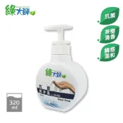 【綠大師】 茶樹抗菌洗手乳 320ml 保濕不乾澀 抗菌洗手乳 溫和配方 中性 壓頭瓶 (茶樹清香)
