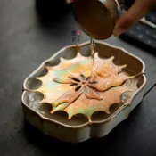 全球選品1館 生活百貨 翌日 柴燒壺承復古手工幹泡臺家用陶瓷茶壺託盤儲水茶臺客廳茶具