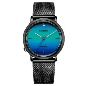 CITIZEN L系列 EM1005-42L《雙錶帶限定組》34mm/光動能/水晶防刮鏡面/公司貨【第一鐘錶】