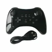 全球選品1館 生活百貨 WiiU牛角手柄WII U無線PRO加強版遊戲手柄WIIU手柄