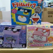 『豬玩具』正版 現貨 三麗鷗 凱蒂貓 布丁狗 大耳狗 酷洛米 哆啦A夢 偷零錢存錢筒
