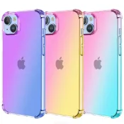 炫彩漸變四角防摔氣囊殼 手機殼 適用Google pixel 4a 5G/Pixel 5 XL 谷歌Pixel 4保護殼