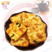 ☆小麻吉家家愛☆青蔥蘇打餅(五辛素)一包特價60元 B001039 牛軋餅專用餅乾