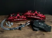 【頂尖】全新 世盟卡鉗 GR3 四活塞卡鉗 競技板卡鉗/ferodo racing競技用來令片/金屬油管