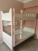 京采傢俱館╭☆～BU-601雙層床〔粉紅．粉藍兩色〕小尺寸．上下床．上下舖．兒童床．新品上市～20天到貨！
