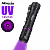 Alonefire P67 UV 筆燈 365nm/395nm LED 手電筒紫外線熒光寵物污漬貓癬隱形墨水標記燈手電筒