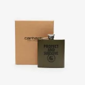 #貓仔球鞋 現貨 Carhartt WIP Whiskey Flask 水壺 酒壺 不鏽鋼材質 配件