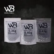 《武動視界》現貨 WB 高規格 研磨 0.36g / 0.4g / 0.43g 6mm 精密加重 BB彈 (1kg)